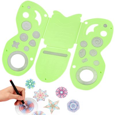BoxLegend Kids Clothes Folder Arts & Crafts Drawing Kit with Original Deluxe Set (Green)