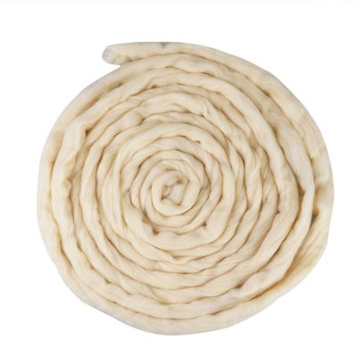 EXCEART 200g Natural Wool Fiber for Needle Felting Soft Craft Material for Beginners for Wet Felting Jewelry Making and Projects