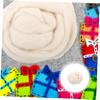 EXCEART 200g Natural Wool Fiber for Needle Felting Soft Craft Material for Beginners for Wet Felting Jewelry Making and Projects view 2
