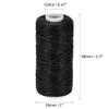 uxcell Leather Sewing Thread 55 Yards 150D/1mm Polyester Waxed Cord for Manual Sewing (Black) view 3