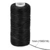 uxcell Leather Sewing Thread 55 Yards 150D/1mm Polyester Waxed Cord for Manual Sewing (Black) view 4