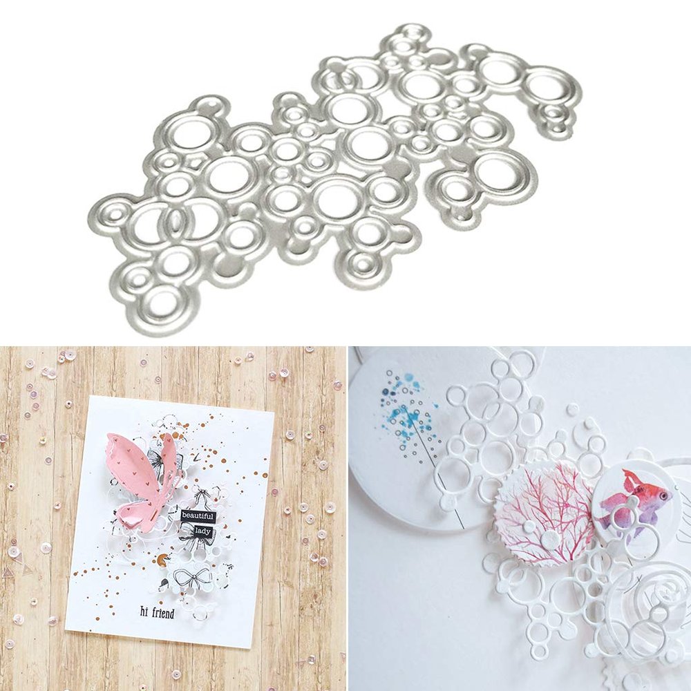 Circle Geometric Metal Die Cuts,Cutting Dies for Card Making Clearance,Embossing Dies for Scrapbooking, DIY Album Paper Cards Art Craft Decoration