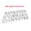 Capital Letters Metal Die Cuts,Cutting Dies for Card Making Clearance,Embossing Dies for Scrapbooking, DIY Album Paper Cards Art Craft Decoration view 2