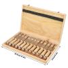 12-Piece Wood Carving Kit for Beginners with 6 High-Carbon Chisels & Safety Gloves - Compact DIY Whittling Tools Set for Home Woodworking Projects view 4