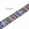 2'' Soft Webbing Jacquard Ethnic Ribbon Cotton Belt Bag Strap Purse Lanyard Webbing Woven Belt Key Fob Hardware Craft Supplies by The Yards (C, 5 Yards) view 3