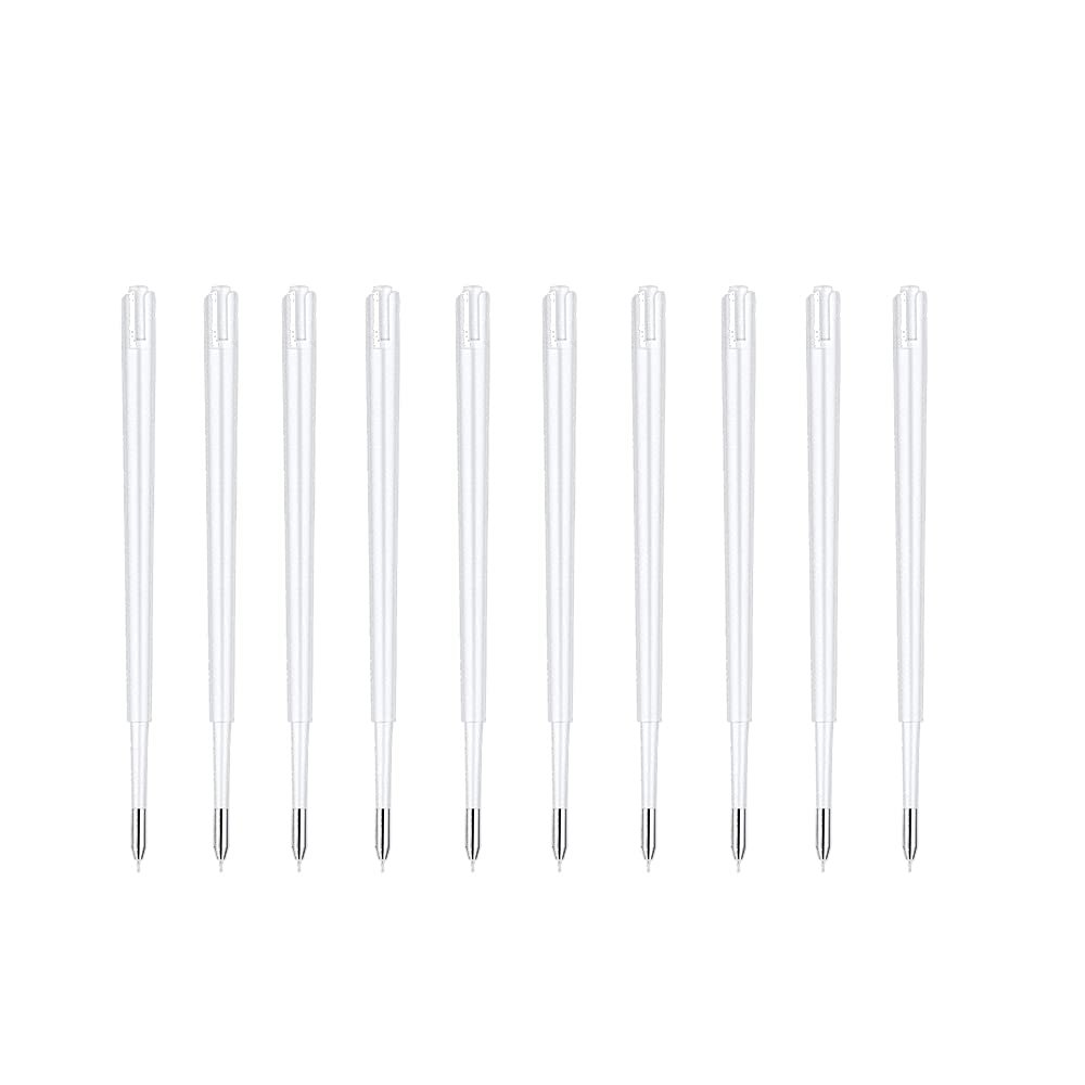 10 Pcs Pin Pen Refills, Precision Needle Refill 3.9 inch for Craft Weeding Pen Air Release Pen Tool pinpen Replacement Accessories(10 Pcs Refills)