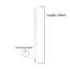 10 Pcs Pin Pen Refills, Precision Needle Refill 3.9 inch for Craft Weeding Pen Air Release Pen Tool pinpen Replacement Accessories(10 Pcs Refills) view 2