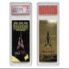 United States Space Force USSF American Flag Hologram Galaxy Embossed Gold Card - Graded Gem-Mint 10 - Limited # of 2,019 view 1