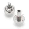CRAFTMEMORE 11mm Chicago Screw Rivets Flat Cap Screw Posts Stud for Bags Belts Leather Strap 6 Pack (Gunmetal) view 2