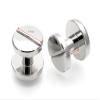 CRAFTMEMORE 11mm Chicago Screw Rivets Flat Cap Screw Posts Stud for Bags Belts Leather Strap 6 Pack (Gunmetal) view 3