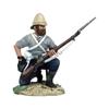 W. Britain Anglo Zulu War 20176 British 24th Regiment of Foot Kneeling Loading 1:30 Scale Pewter view 1
