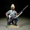 W. Britain Anglo Zulu War 20176 British 24th Regiment of Foot Kneeling Loading 1:30 Scale Pewter view 2
