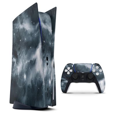 Design Skinz Space Marble Full-Body Cover Wrap Decal Skin-Kit Compatible with Sony Playstation 3 Console Slim + Controller