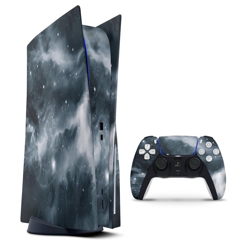 Design Skinz Space Marble Full-Body Cover Wrap Decal Skin-Kit Compatible with Sony Playstation 3 Console Slim + Controller