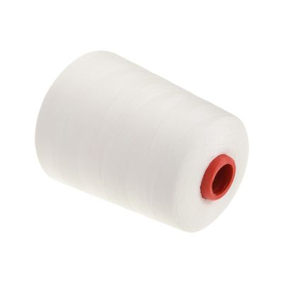 Aicosineg Sewing Thread, 8000 Yards Per Spools, Smooth Polyester Strong Thread,402 Serger Machine Embroidery Thread,Suitable for Manual and Machine Sews Pure White 1Pcs