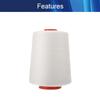 Aicosineg Sewing Thread, 8000 Yards Per Spools, Smooth Polyester Strong Thread,402 Serger Machine Embroidery Thread,Suitable for Manual and Machine Sews Pure White 1Pcs view 3