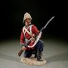 W. Britain Anglo Zulu War 20165X British 24th Regiment of Foot Kneeling Defending 1:30 Scale Pewter view 2