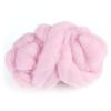 Tyenaza 8 Colors Fibre Wool Yarn Roving for Needle Felting Hand Spinning DIY Craft Materials (Pink) view 1