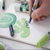 KREUL 17701 - Triton Acrylic Marker medium, light yellow, line thickness 1 to 3 mm, for lines and writing, satin drying, weather-resistant on absorbent substrates view 2