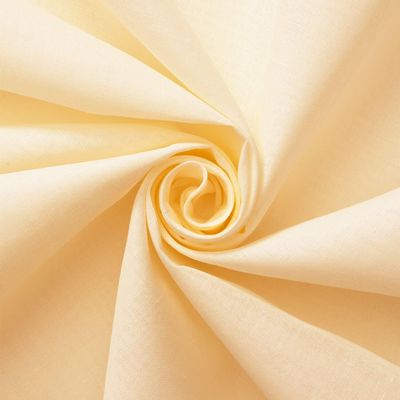 100% Cotton Voile Fabric Solid Pattern 60" (1 Yard, Ivory)