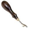 Craft Sha Flint Leathercraft Creasing Hand Tool 1.2mm Adjustable Leather Edge EU Creaser, with Ebony Handle, to Make Lines & Folds in Leatherwork view 1