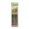 HWAHONG Artist Water Color, Oil, Acrylic, Soft Paint Flat Brush F 982 Series 1Set (5ea Brushes) Art view 1