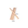 10 Pieces Wooden Dowel Rods Unfinished Wooden Craft Dowel Rods Wooden Sticks for Crafts and DIY, 20 cm x 0.8 cm view 2