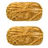 Turmeric Crochet Velvet Yarn Fluffy Chenille Yarn for Scarf Sweater Gloves Hat Knitting Material 200g view 1