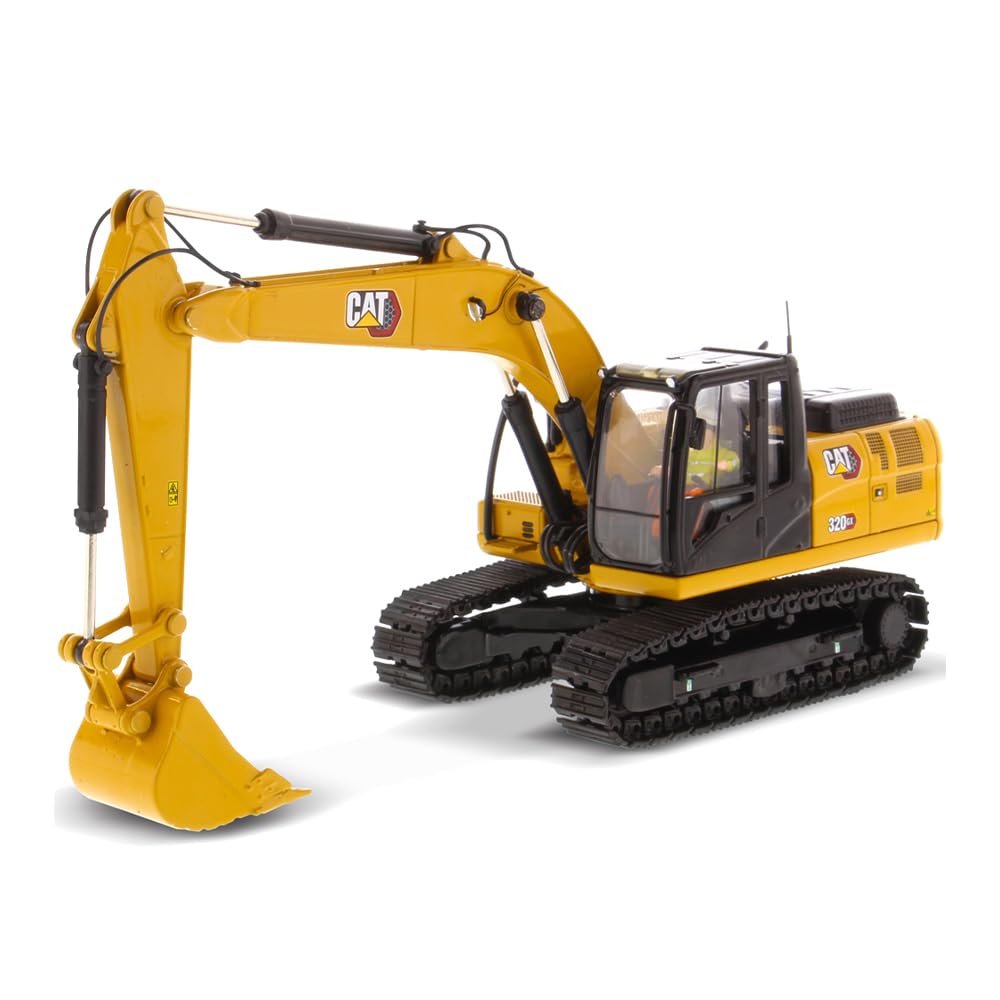 Diecast Masters 1:50 Scale Caterpillar 320 GX Hydraulic Excavator | High Line Series Cat Trucks & Construction Equipment Model 85674