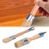 Chalk Paint Brush, Practical Ergonomic Painting and Waxing Tool with Wood Handle for Waxing for Furniture Painting for Home Decor view 1