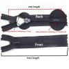 Bclla Zkenshan-Zippers 3# 10pcs 28cm 35cm 40cm 45cm 50cm 55cm 60cm Mixed Closed Nylon Coil Zipper Tailor for Sewing Cloth Accessories, Practical and Durable view 3