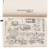 Ciao Bella Stamping Art Clear Stamps 6"X8"-The Hare & The Tortoise, Aesop's Fables view 2