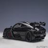 Autoart Mclaren Senna Stealth Cosmos Black with Carbon Accents 1/18 Model Car view 2