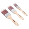 Paint Brush Painting + Decorating Synthetic Brushes Wooden Handle 1"- 2" 12pk view 2