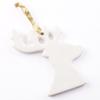 Factory Direct Craft Porcelain Deer Christmas Ornaments | Package of 12 Blank Glazed Ceramic Deer | Ready to Decorate and Personalize view 2