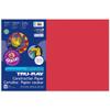 Tru-Ray Construction Paper, Holiday Red, 12" x 18", 50 Sheets Per Pack, 5 Packs view 2