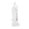 NUOBESTY 1pc Monk Figurine Creative Chinese Style Zen Desktop Decoration Smooth Ceramic Craft Adornment for Meditation and Home Office Decor for Tea Table and Zen view 1