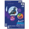 UCreate Mixed Media Art Paper, Heavyweight, 12" x 18", 60 Sheets Per Pack, 2 Packs view 1