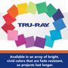 Tru-Ray Construction Paper, Black, 12" x 18", 50 Sheets Per Pack, 5 Packs view 3