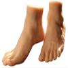 1 Pair of Silicone and Life-Size Male Model feet can Display Jewelry, Sandals, Shoes, Socks, Artistic Sketches and Nail Exercises view 1