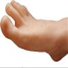 1 Pair of Silicone and Life-Size Male Model feet can Display Jewelry, Sandals, Shoes, Socks, Artistic Sketches and Nail Exercises view 4