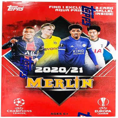 2021 Topps UEFA Champions League Merlin Value Box