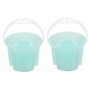 EXCEART Paint Brush Wash Bowl Pen Wash Bucket Set Artist Brush Basins Sturdy Plastic for Outdoor view 1