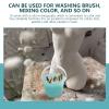 EXCEART Paint Brush Wash Bowl Pen Wash Bucket Set Artist Brush Basins Sturdy Plastic for Outdoor view 2