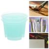 EXCEART Paint Brush Wash Bowl Pen Wash Bucket Set Artist Brush Basins Sturdy Plastic for Outdoor view 3