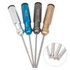 4Pack Vgoohobby Hexagonal Screwdrivers 1.5mm 2.0mm 2.5mm 3.0mm Hex Screw Driver Tools Kit for RC Helicopter Drone Helicopter Car Models,Coloured Handles view 2