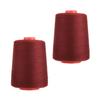 Bettomshin Sewing Thread Polyester Serger Machine Thread 8000 Yards Per Spools Embroidery Thread Connecting Serger Thread 40S Dia for Manual and Machine Sews Purple 2pcs view 1