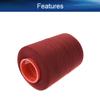 Bettomshin Sewing Thread Polyester Serger Machine Thread 8000 Yards Per Spools Embroidery Thread Connecting Serger Thread 40S Dia for Manual and Machine Sews Purple 2pcs view 3