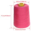 Bettomshin 1Pcs Sewing Thread Polyester Serger Machine Thread 8000 Yards Per Spools Embroidery Thread Connecting Serger Thread 402 Dia for Manual and Machine Sews Light Red 161 view 2
