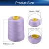 Bettomshin 1Pcs Sewing Thread Polyester Serger Machine Thread 8000 Yards Per Spools Embroidery Thread Connecting Serger Thread 402 Dia for Manual and Machine Violet 192 view 2